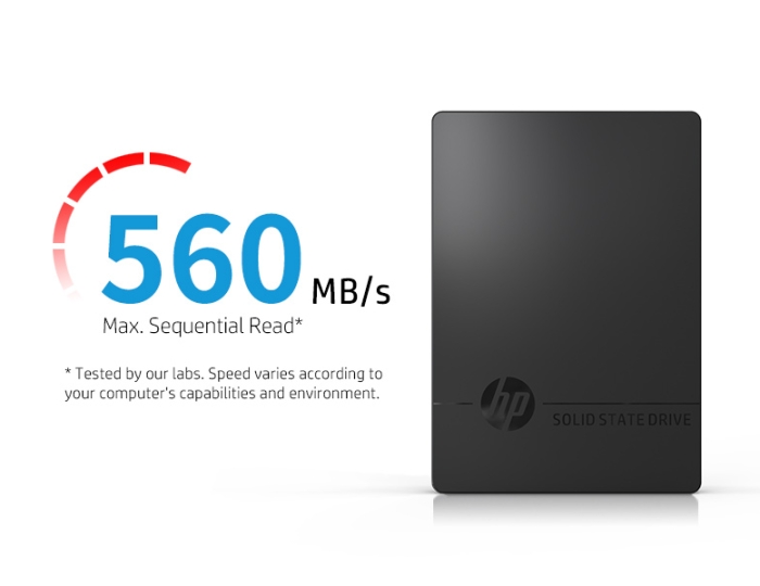 Read and write speeds of up to 560 MB/s Fast transfer speed