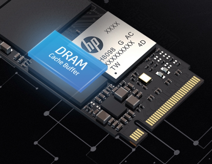 Independent cache HP NVMe SSD