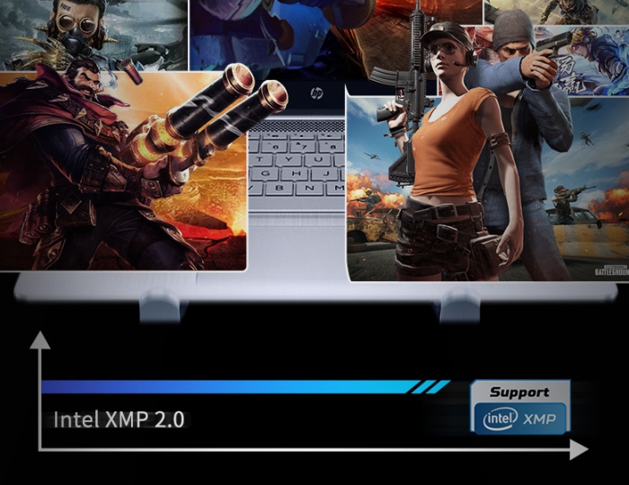 HP V10 with XMP 2.0, easiest way to higher performances with overclocking XMP2.0 Overclocking