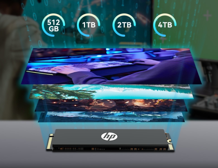 HP FX900 Pro, all the storage you need Up to 4 TB 1T M2 2RB