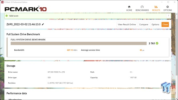 PCMark 10 quick score