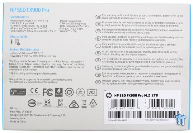 HP FX900 Pro front package