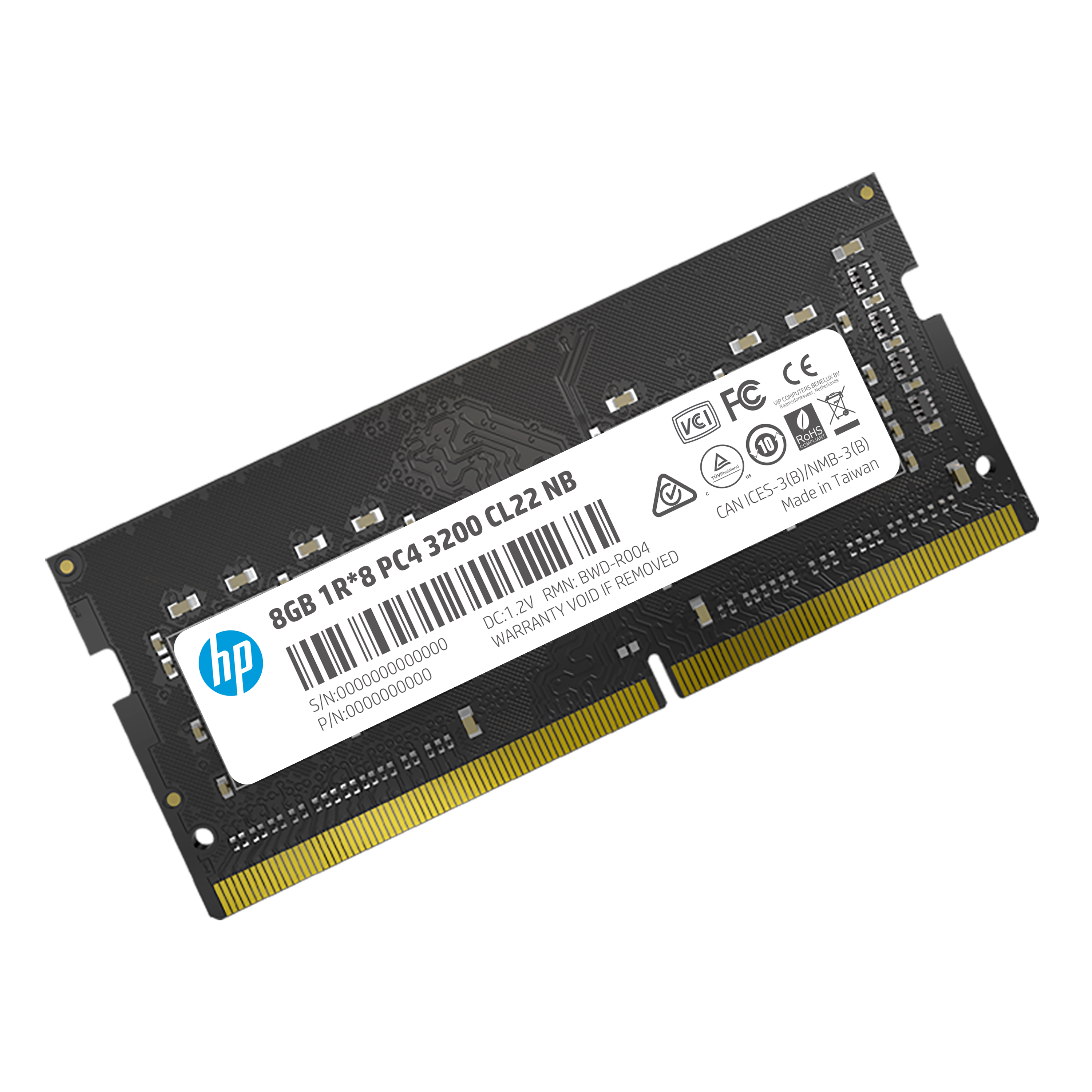 HP 4GB DDR4 2666 MHz SO-DIMM Memory Module